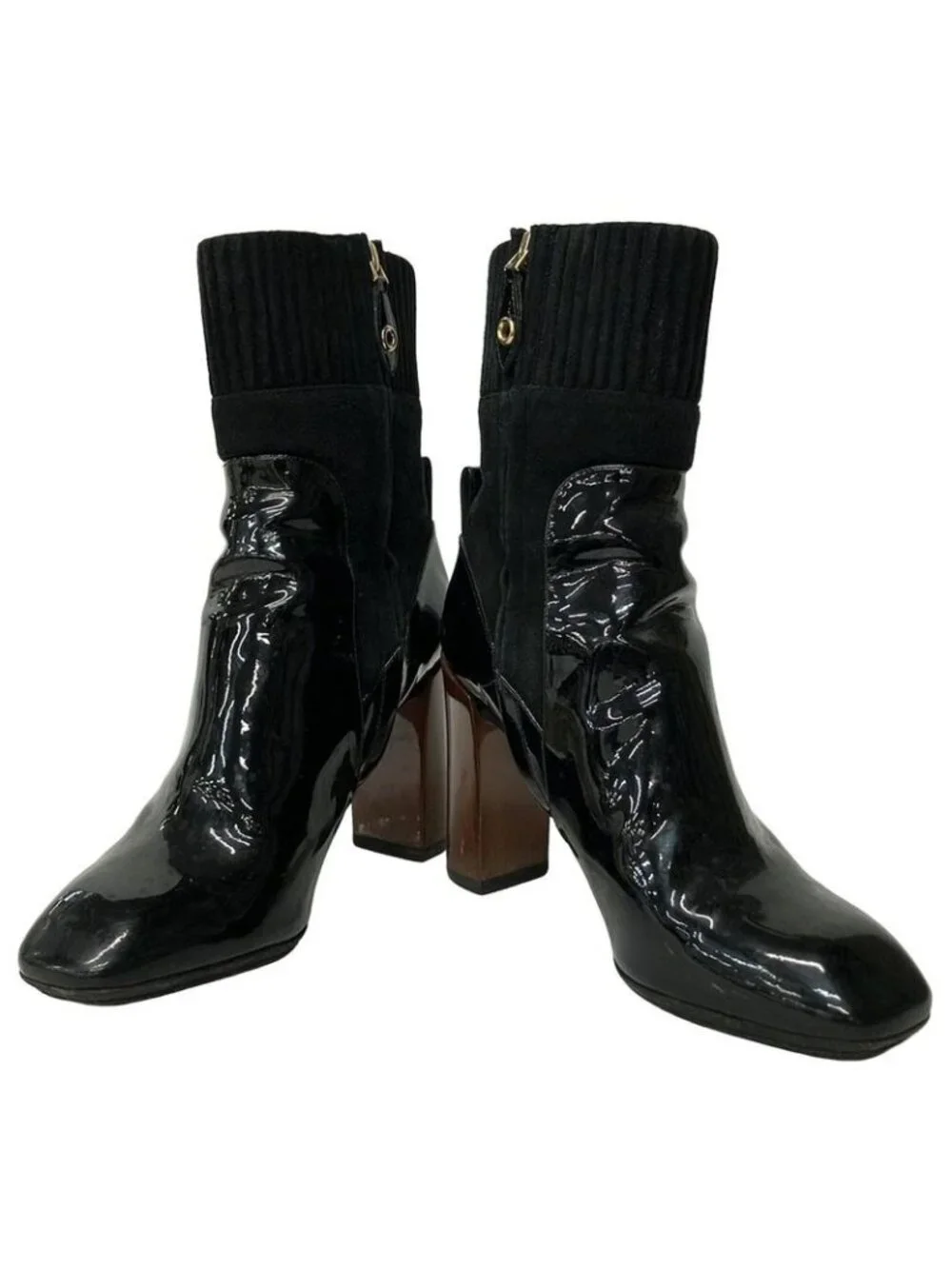 Louis Vuitton Short Boots 36.5 Black Leather - Picture 2 of 8